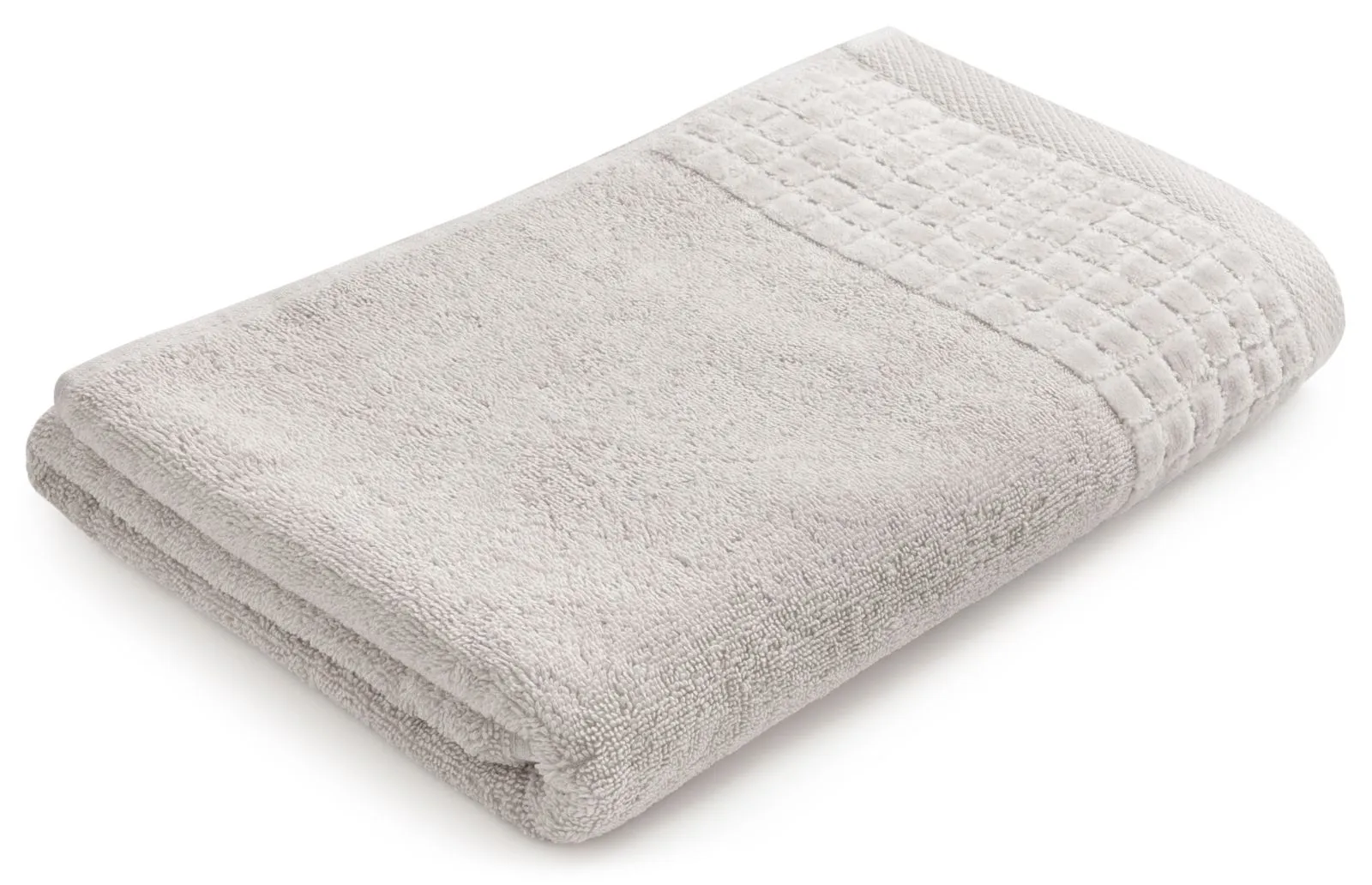 Gruby i miękki ręcznik kąpielowy 140×70 cm Larissa sepia/ jasny szary 500 g/m²