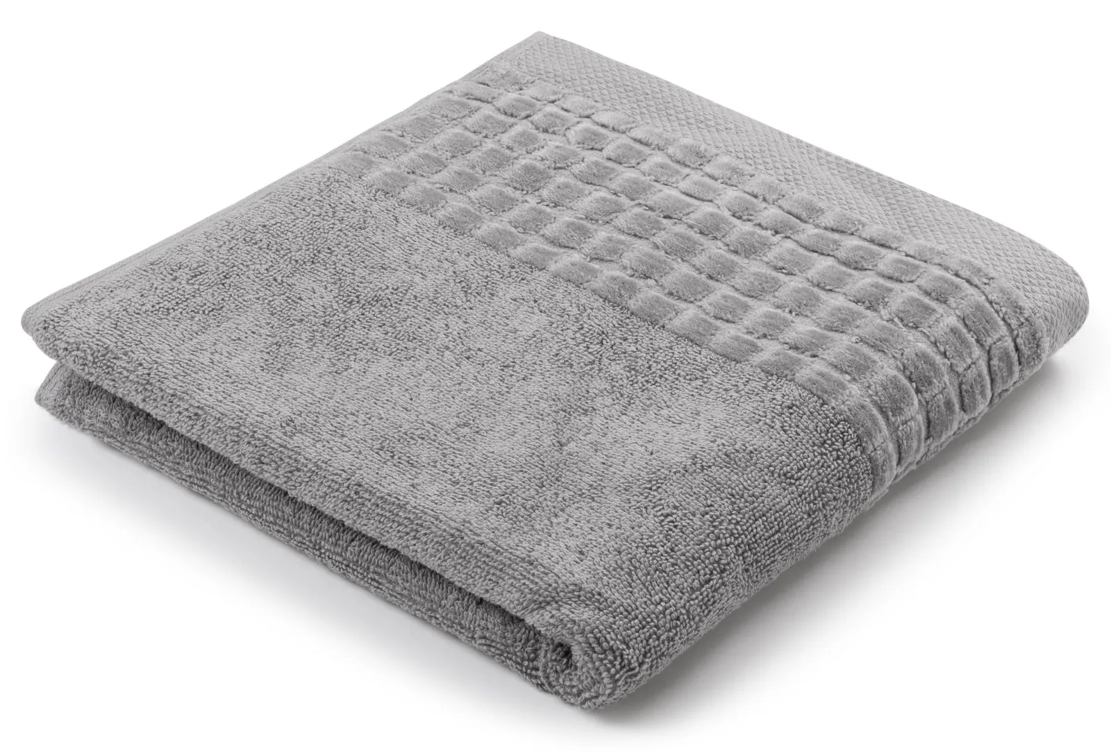 Gruby i miękki ręcznik do rąk 100×50 cm Larissa szary 500 g/m²
