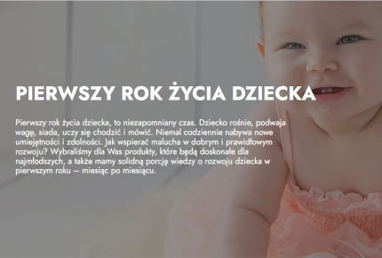 Familie.pl<br>Pierwszy rok życia dziecka.