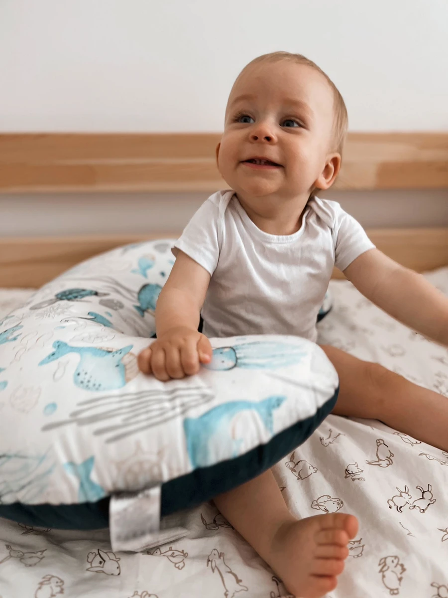  Poduszka do karmienia Verne, rogal ze zdejmowanym pokrowcem Bellochi 2