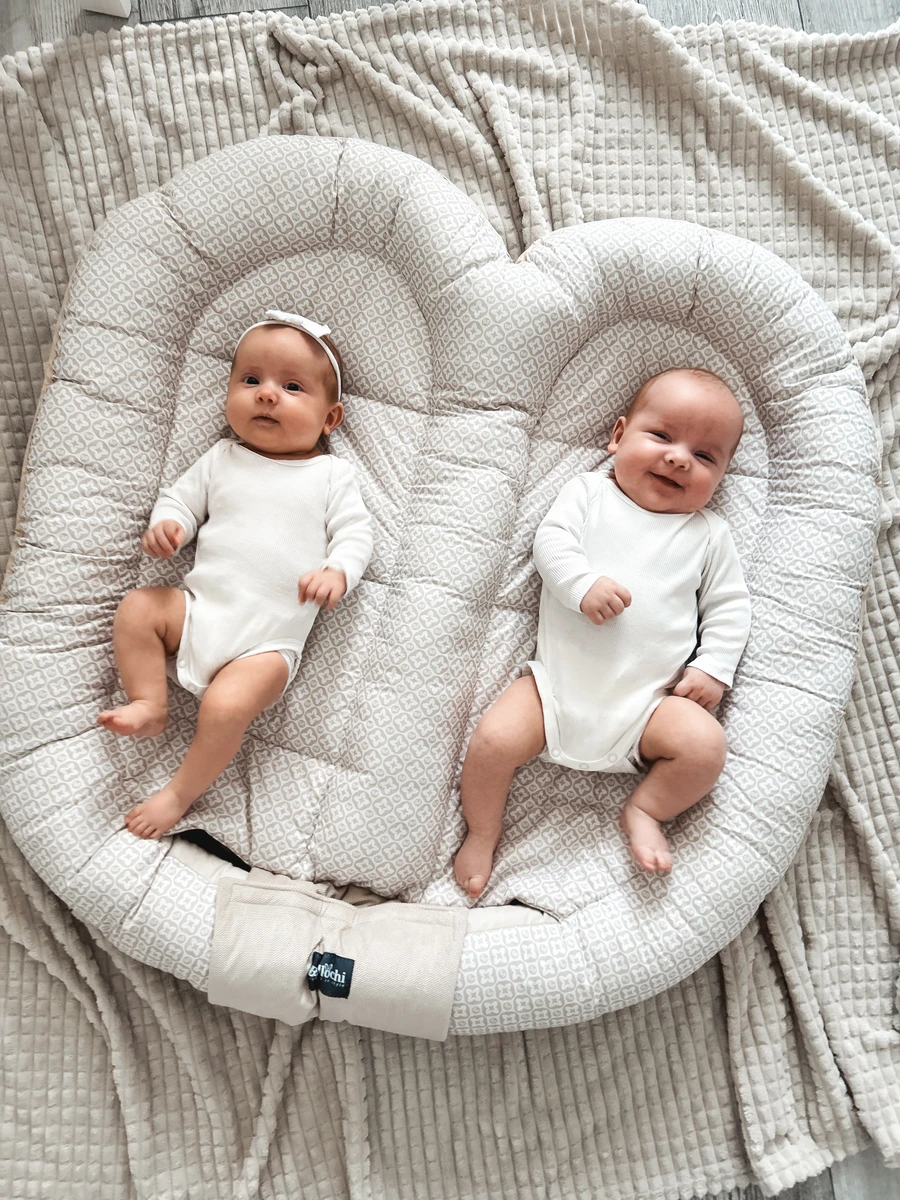  Kokon niemowlęcy dla bliźniąt LUX Collection 100×100 cm Bellochi 2