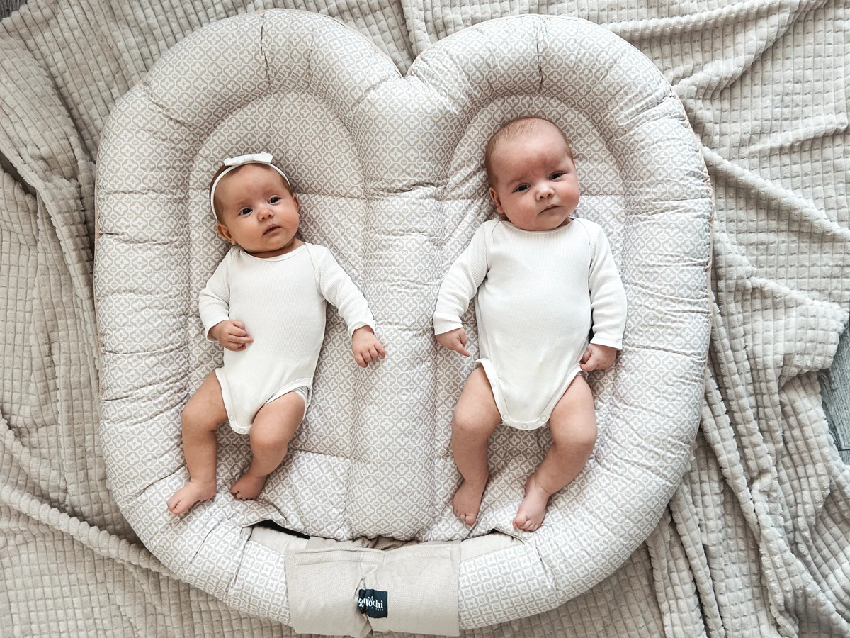  Kokon niemowlęcy dla bliźniąt LUX Collection 100×100 cm Bellochi 3