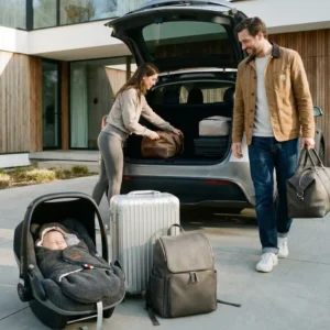 Kocyk, otulacz z kapturem do fotelika niemowlęcego Teddy Gray