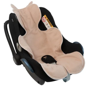 Muślinowa wkładka do fotelika samochodowego Cuddly Muslin Beige