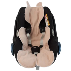 Muślinowa wkładka do fotelika samochodowego Cuddly Muslin Beige